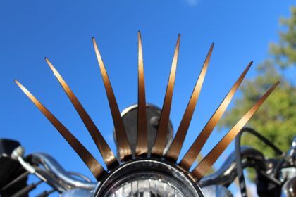 "Bronzed Goddess" - Matte Textured Baked Bronze - Motorcycle Eyelashes